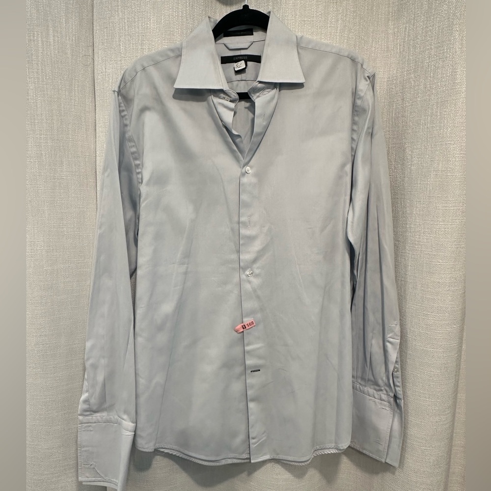 Light Blue Long Sleeve Man Shirt